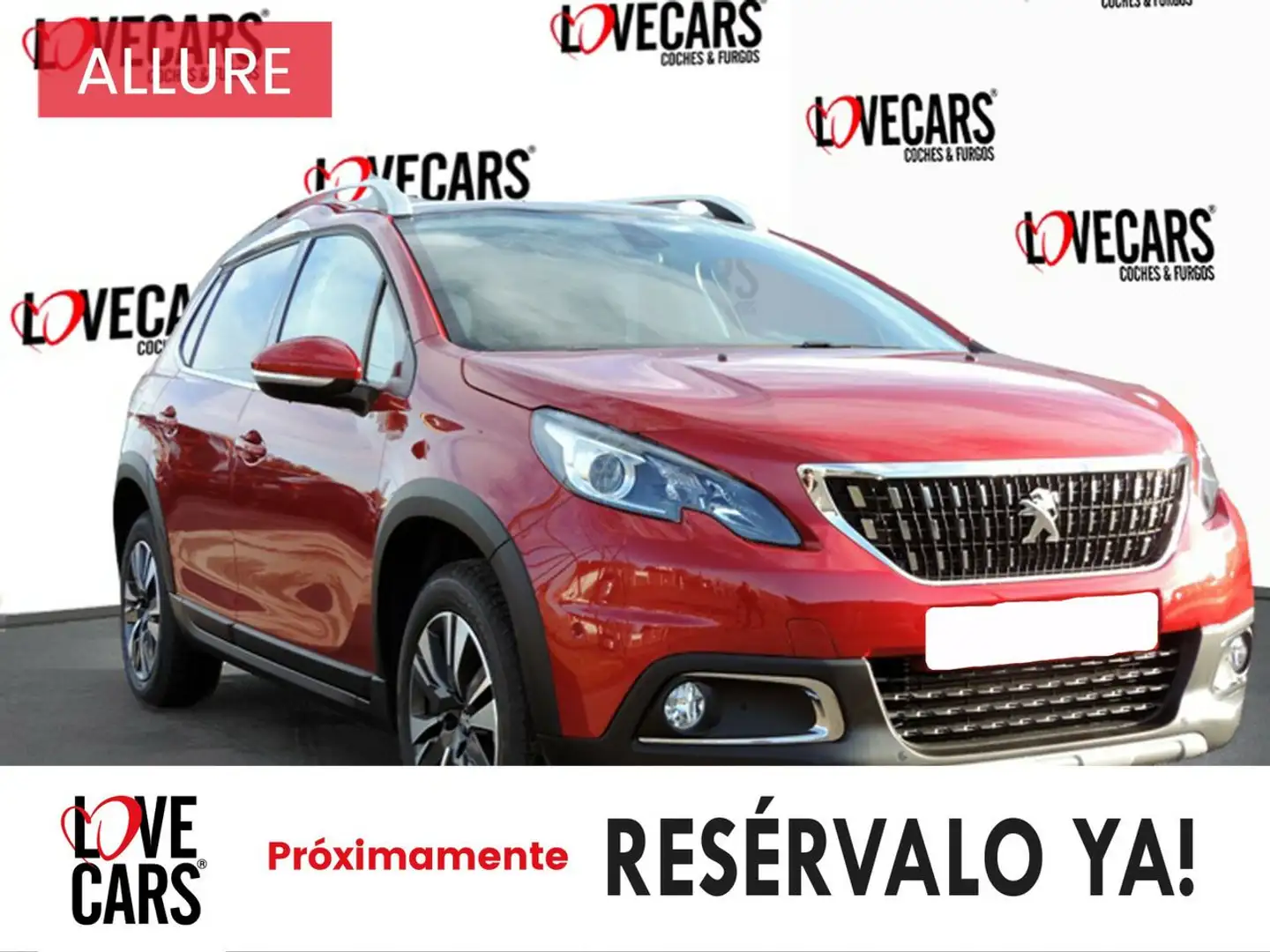 Peugeot 2008 1.5BlueHDi S&S Allure 100 Rojo - 1