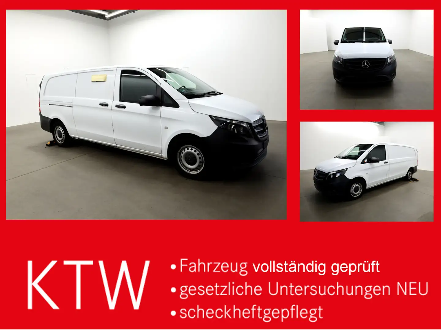 Mercedes-Benz Vito114CDI KA Extralang ,Klima,Sortimo,AHK Blanc - 1