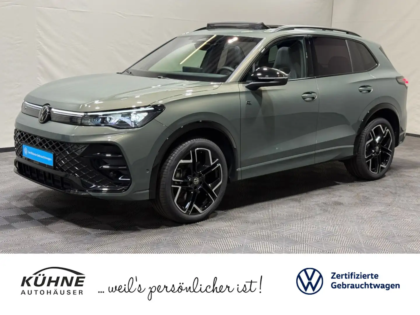 Volkswagen Tiguan R-Line 2.0 TDI DSG 4M Black Style | PANO Grün - 1