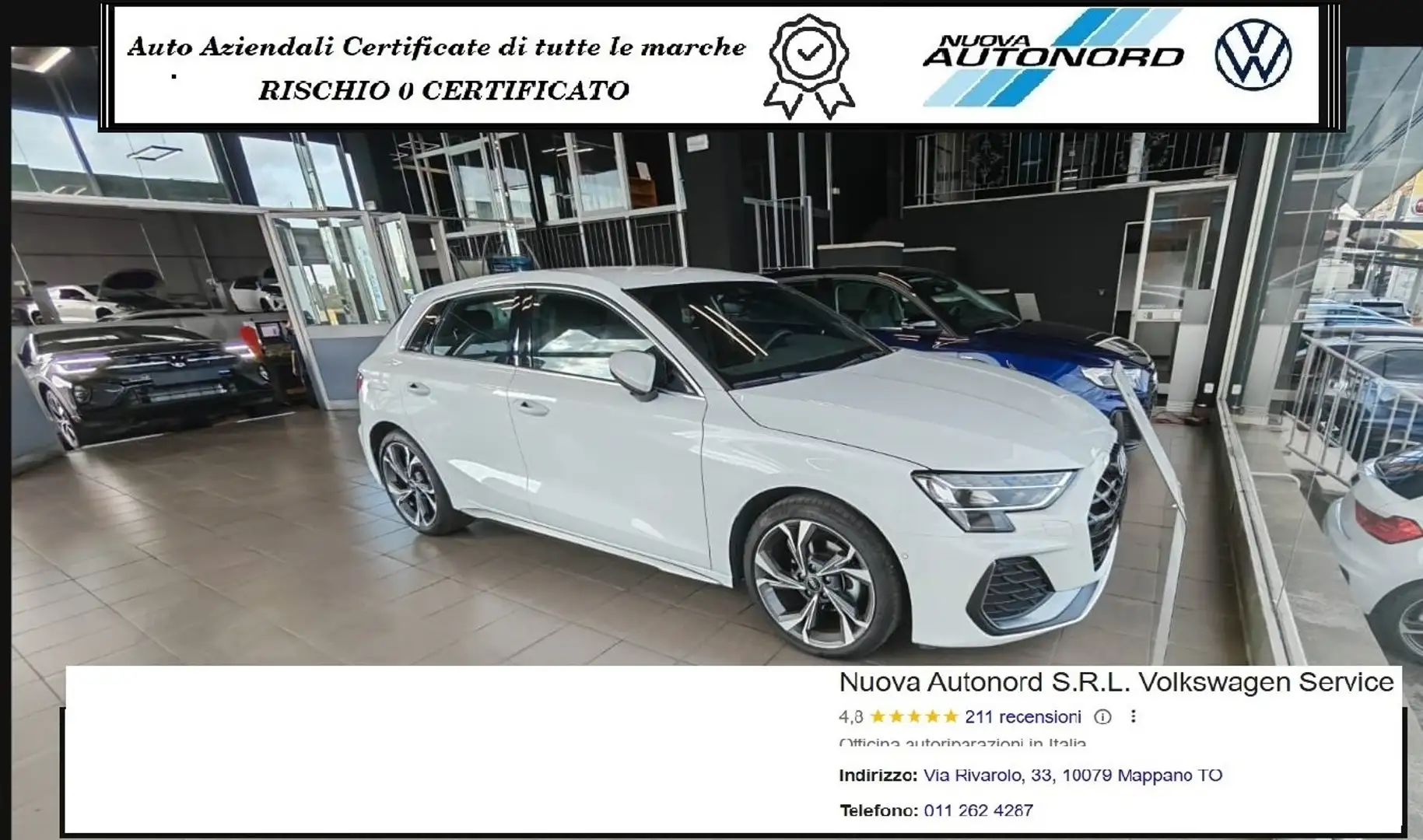 Audi A3 sportback 35 TFSI S tronic S line edition Wit - 1