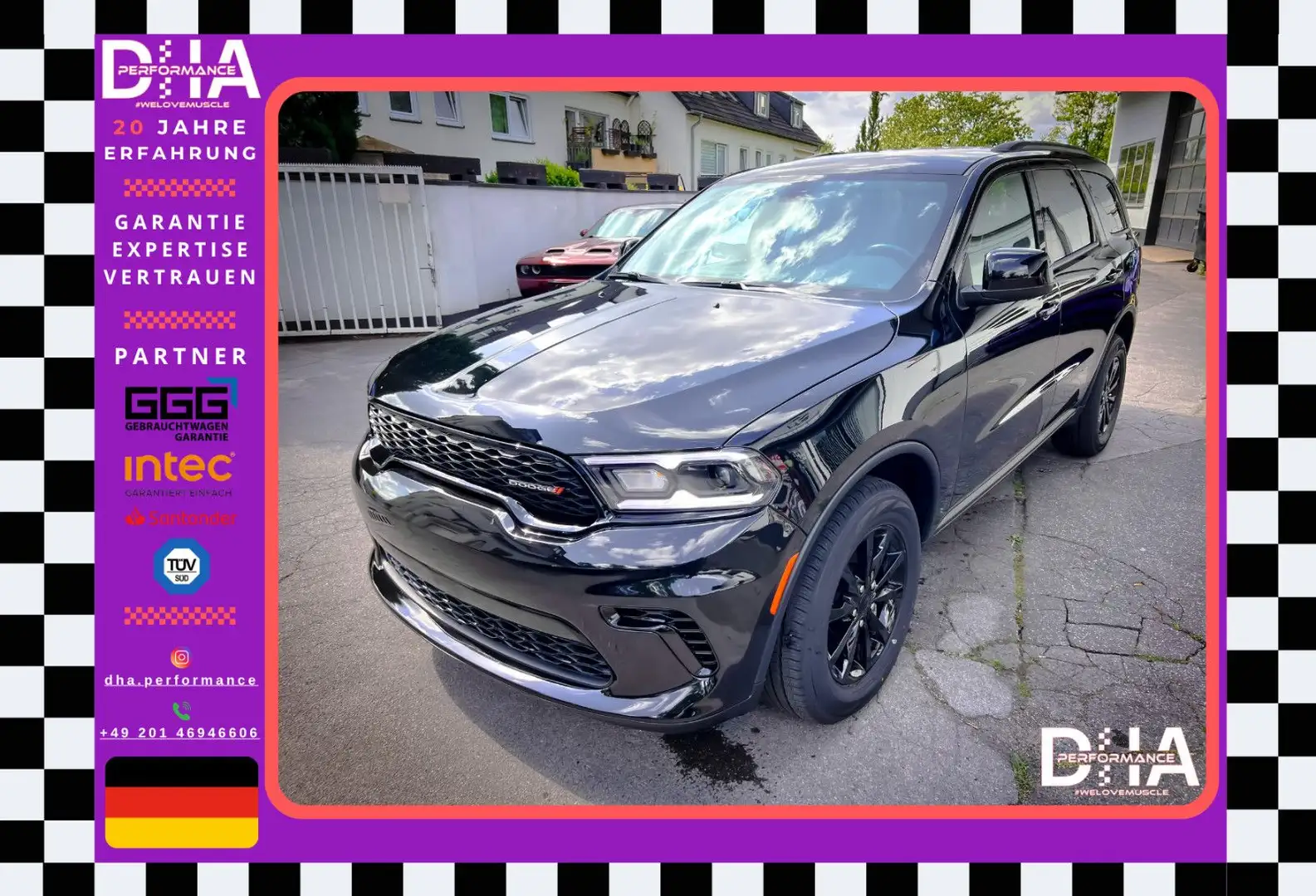 Dodge Durango DURANGO SXT  *3.6 V6 *4X4*LED*KAMERA* Černá - 1