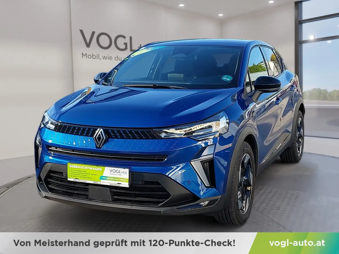 Renault Captur Techno Mild Hybrid 140 EDC Blau - 1