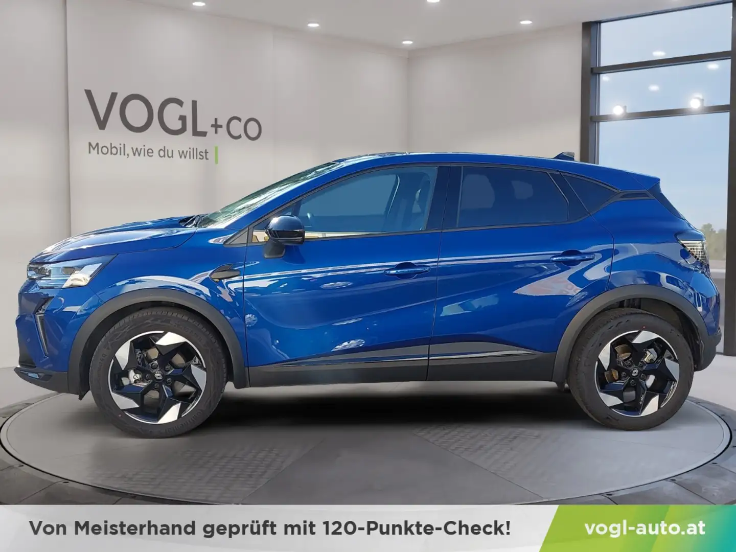 Renault Captur Techno Mild Hybrid 140 EDC Blau - 2