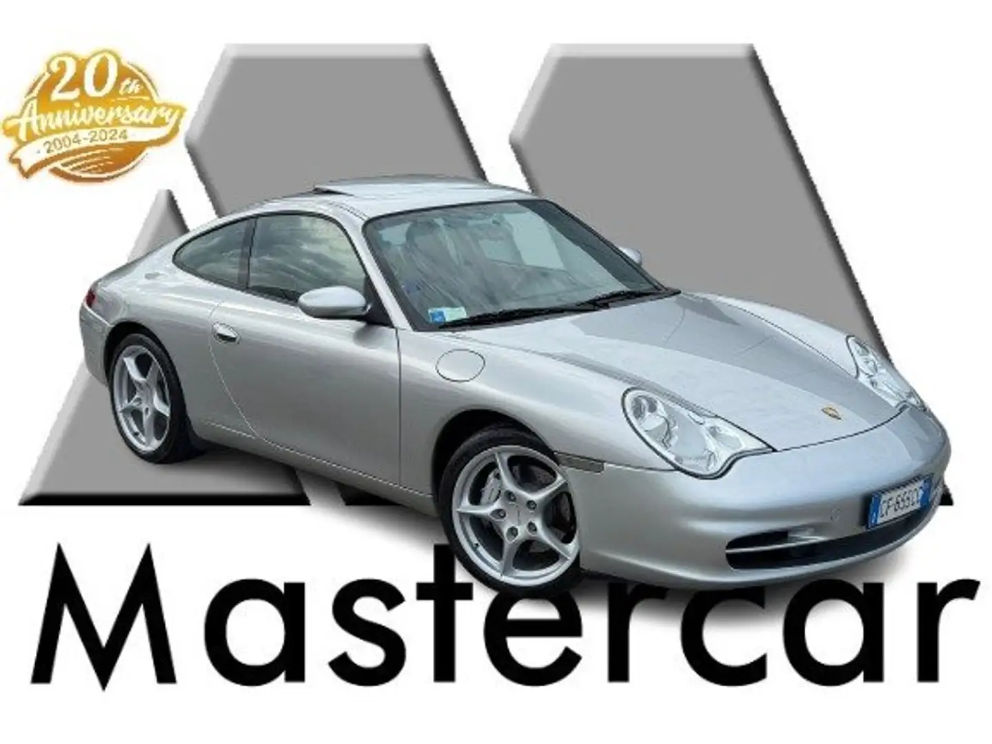Porsche 911 Coupe 3.6 Carrera 4 320cv manuale ITALIANA CF655CC Argento - 1