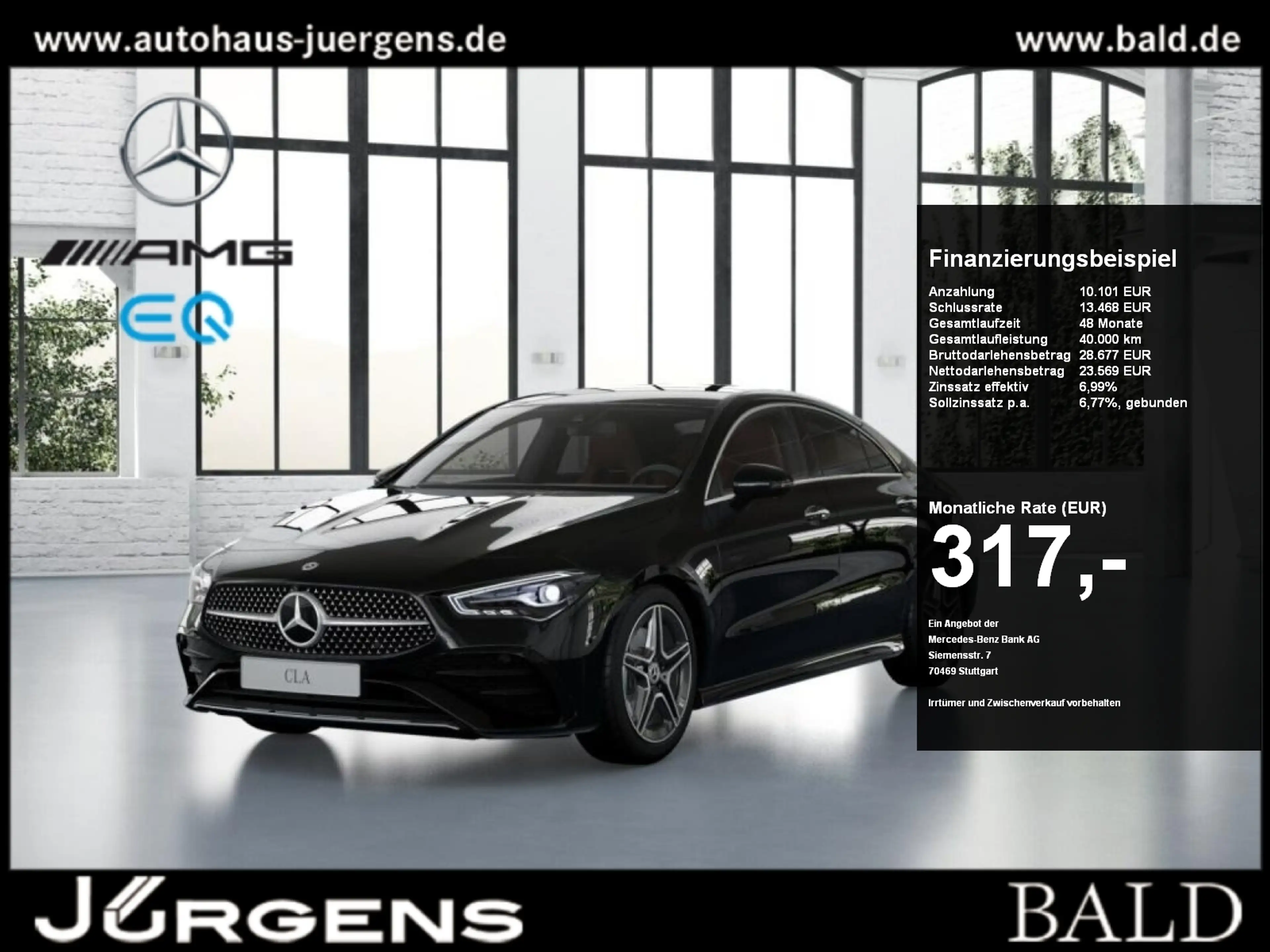Mercedes-Benz CLA 200 Coupé AMG-Sport+Distr+Ambiente+AHK+360