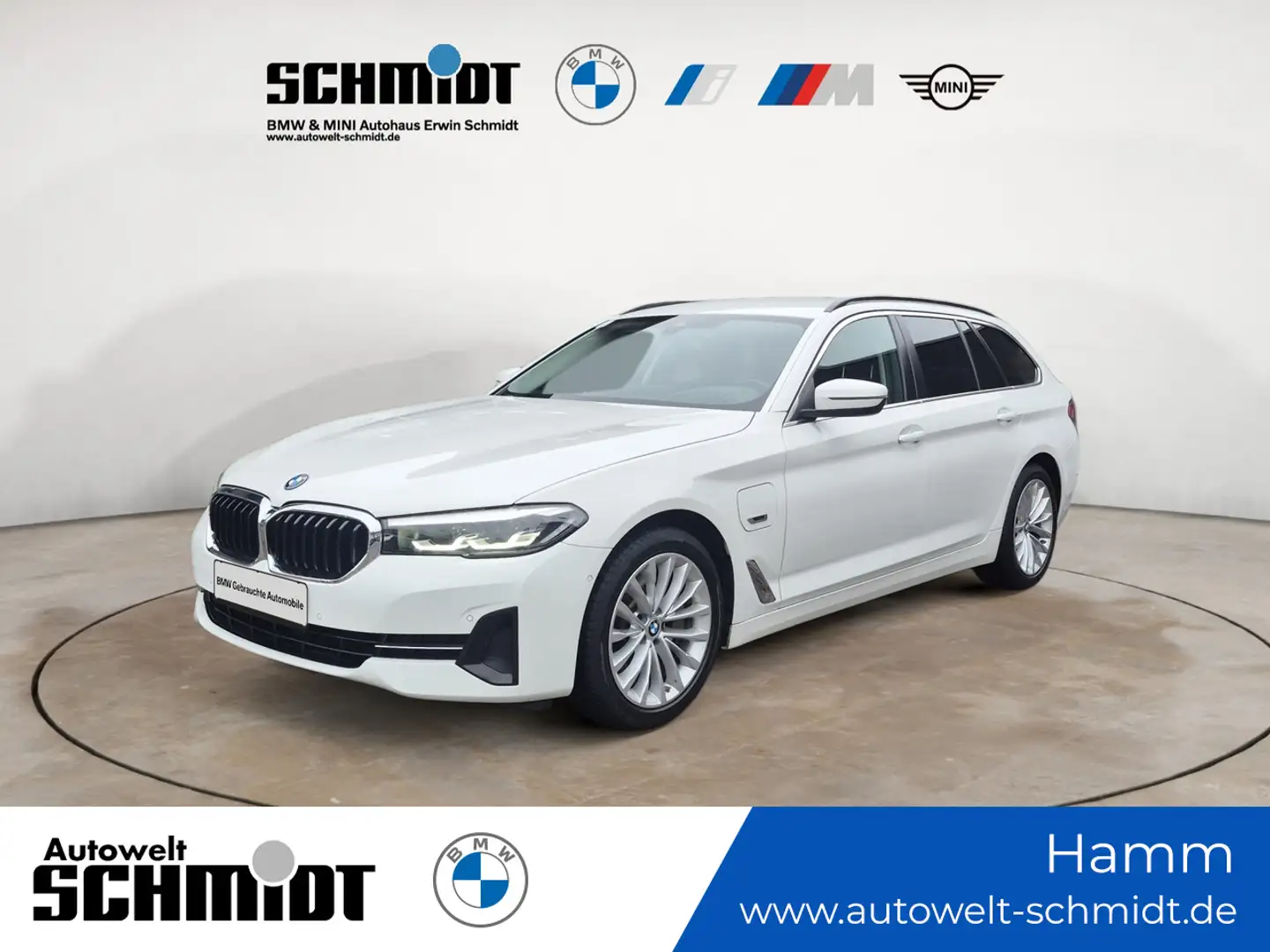BMW 530 e Touring + 2Jahre-BPS.-GARANTIE Weiß - 1