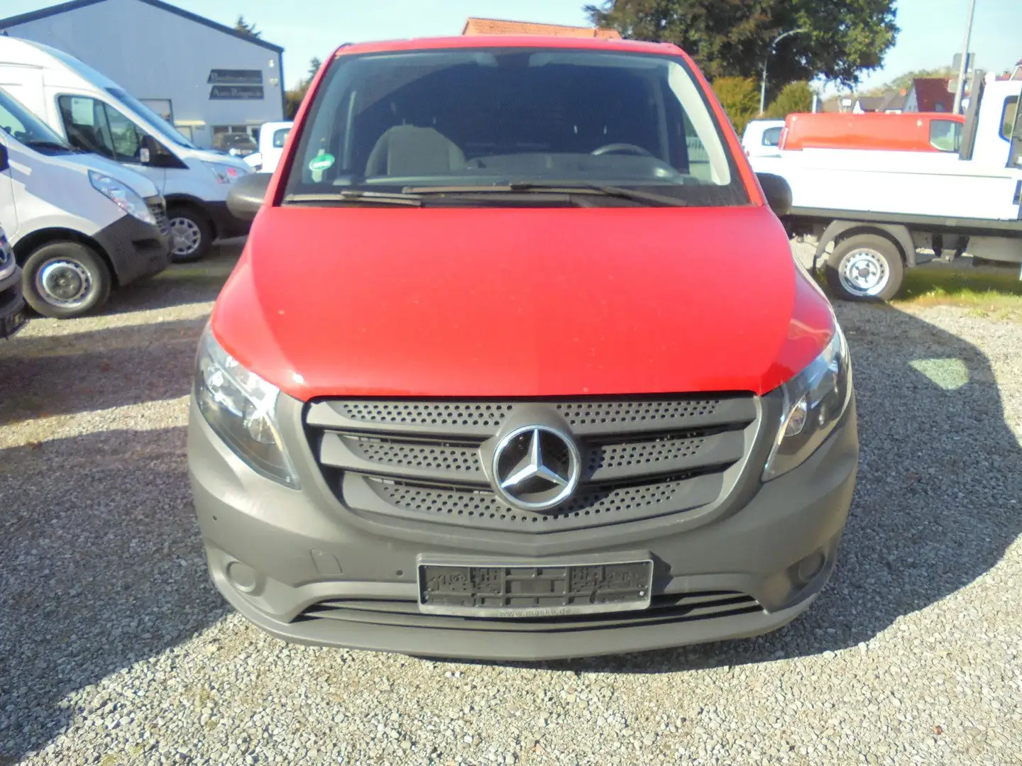 Mercedes-Benz Vito 111 CDI 1.6 Kasten Kompakt AHK möglich L1H1 Rot - 2
