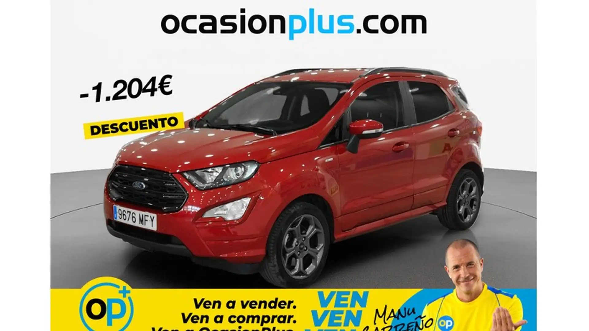 Ford EcoSport 1.0 EcoBoost ST Line 125 Rojo - 1