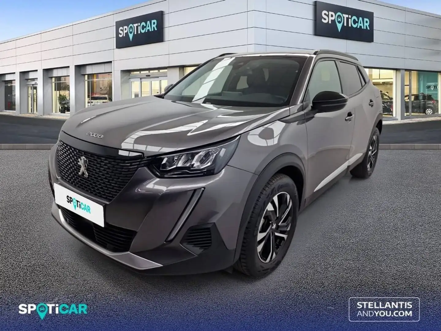 Peugeot 2008 1.2 PureTech S&S Allure 100 Gris - 1