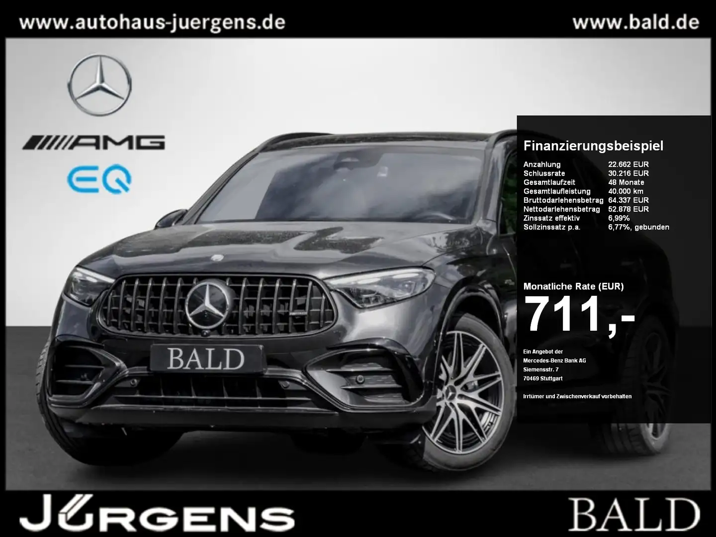 Mercedes-Benz GLC 43 AMG 4M Digital/Pano/AHK/360/Memo/Night/20 Gris - 1