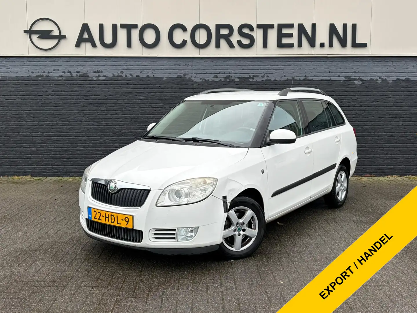 Skoda Fabia Combi 1.4TDI 81PK // Export // Airco-Climatic Lmv Blanc - 1