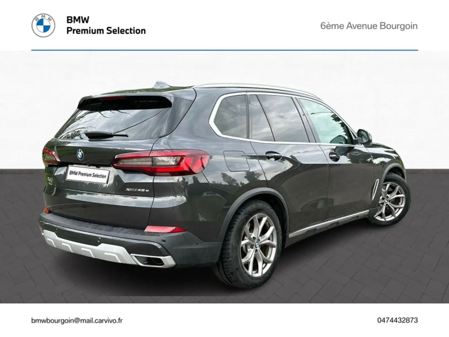 BMW X5 xDrive45e 394ch xLine 17cv Gris - 2