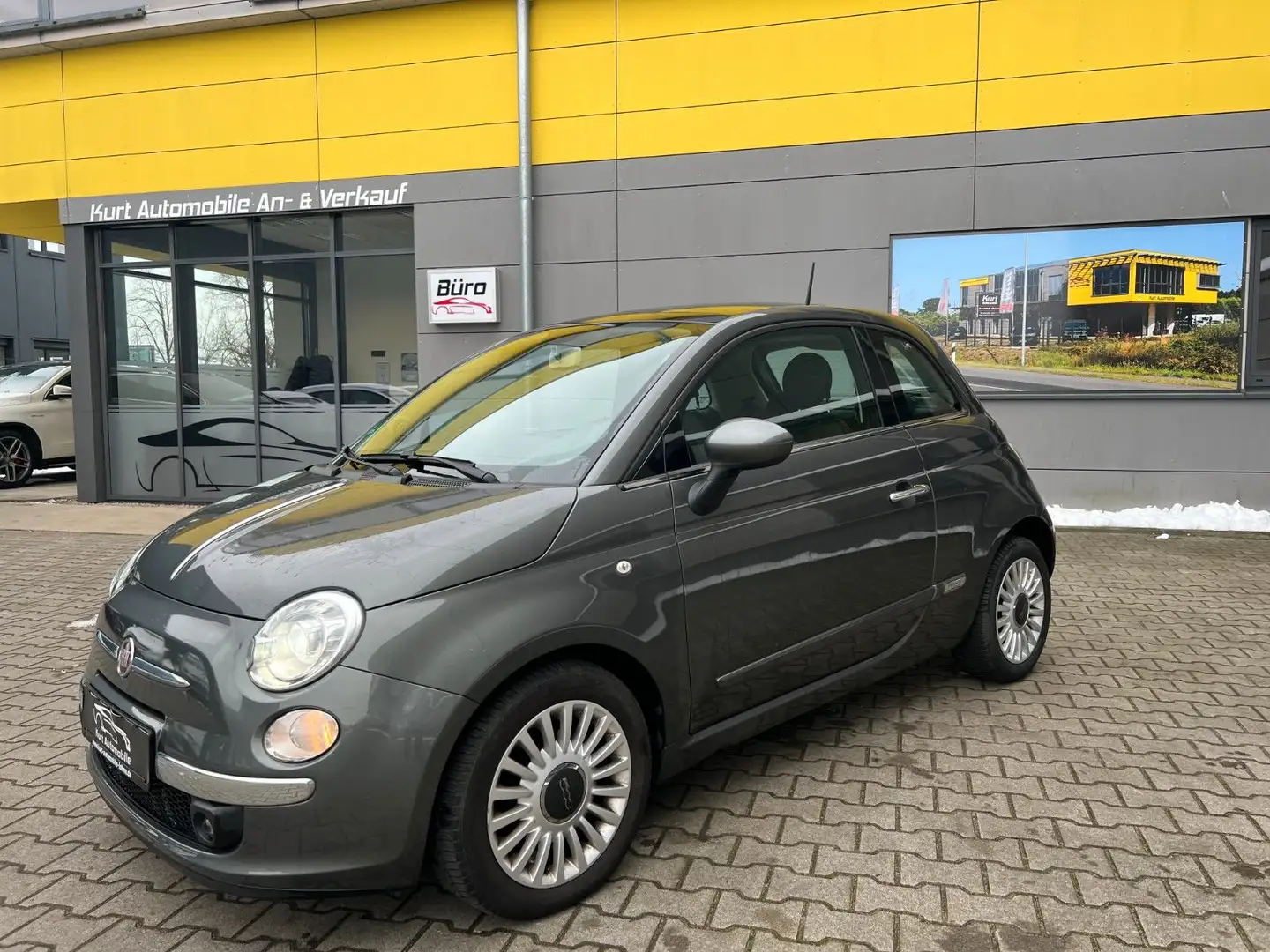 Fiat 500 KLIMA/PANORAMADACH/RADIO/CD* Grau - 2
