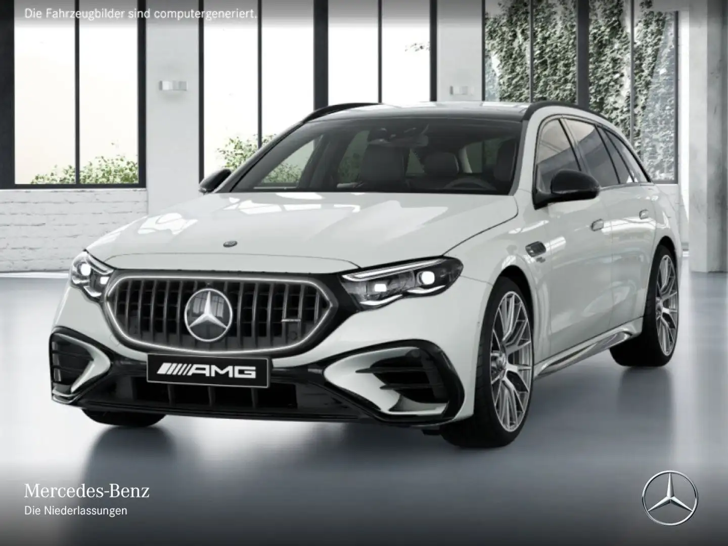 Mercedes-Benz E 53 AMG T 4M Hybrid Driversp Fahrass Pano Distr. Blanc - 2