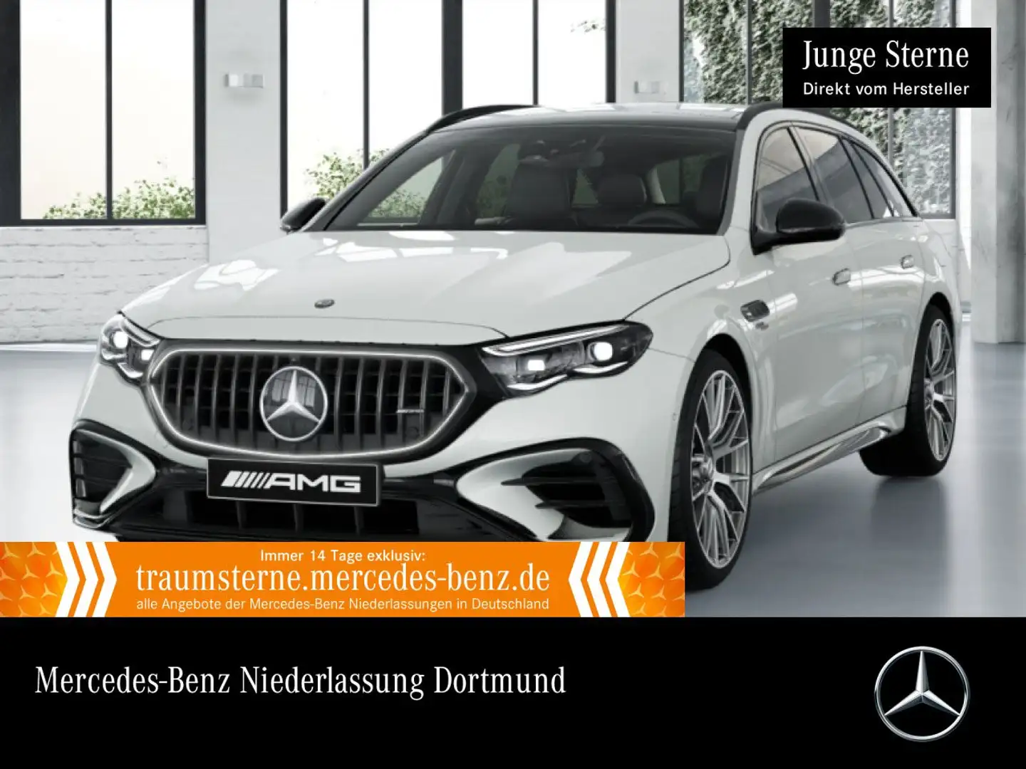 Mercedes-Benz E 53 AMG T 4M Hybrid Driversp Fahrass Pano Distr. Blanc - 1