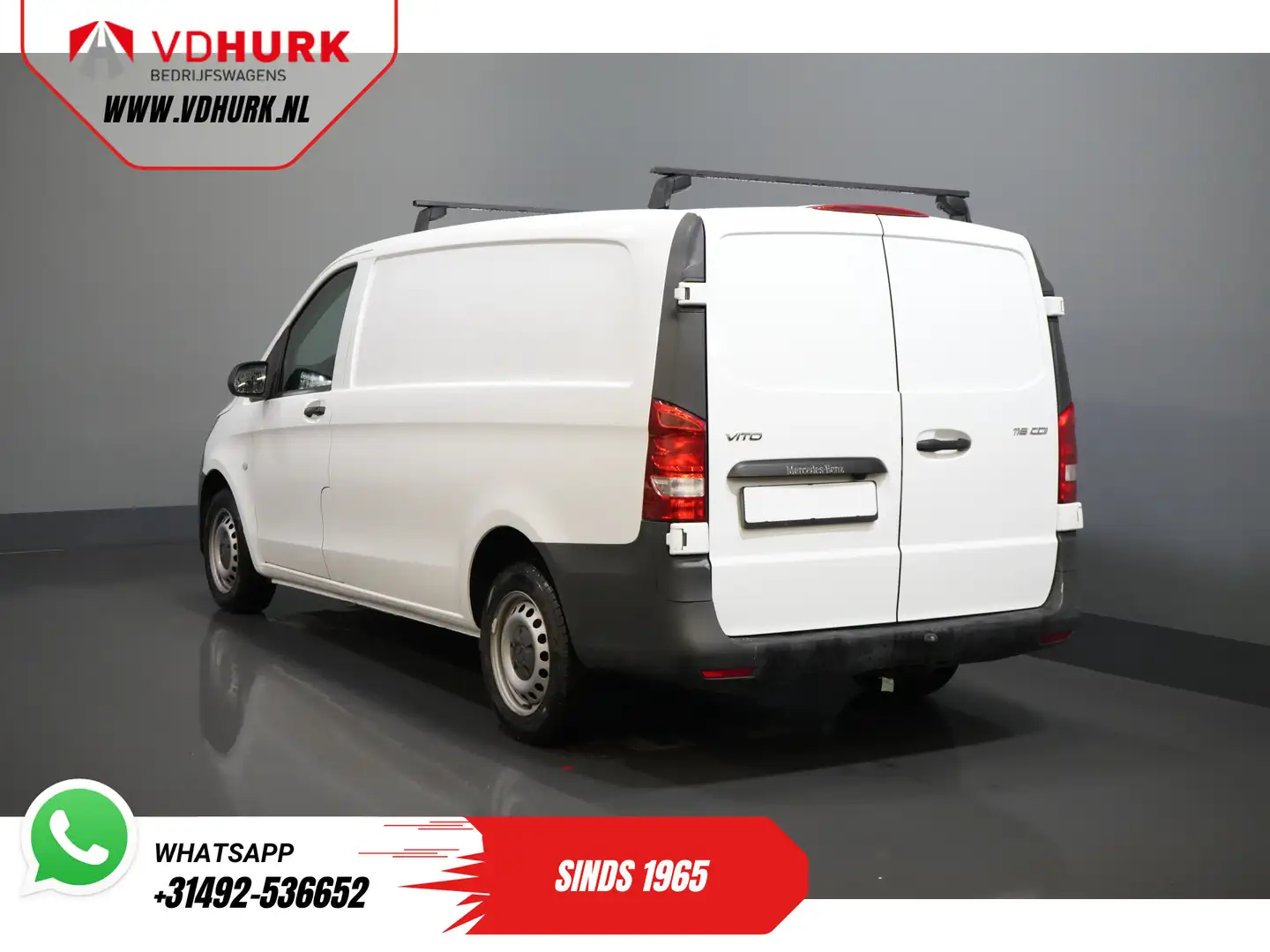 Mercedes-Benz Vito 116 CDI Aut. L2 RWD BPM VRIJ! Standkachel/ Navi/ S White - 2