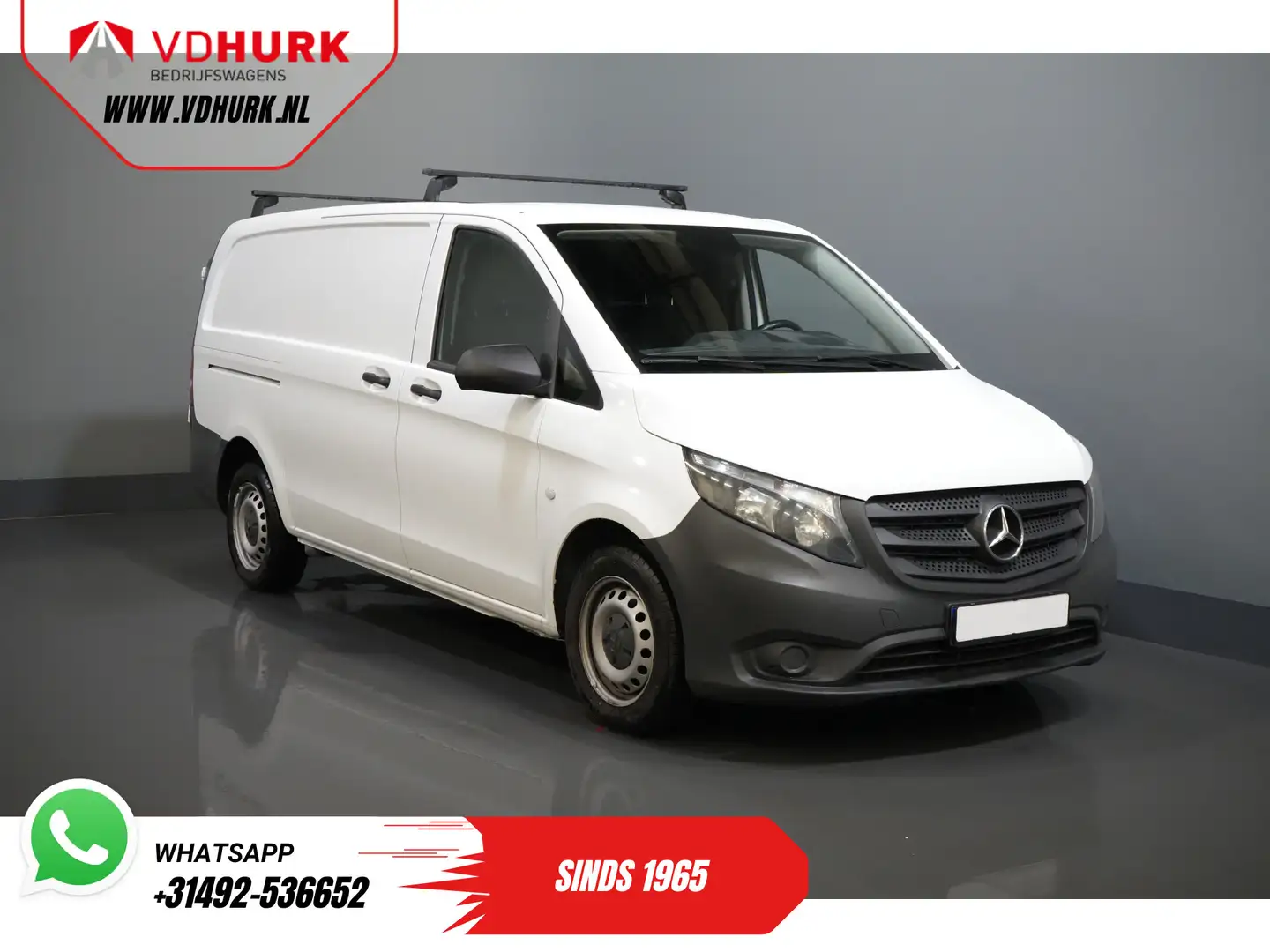 Mercedes-Benz Vito 116 CDI Aut. L2 RWD BPM VRIJ! Standkachel/ Navi/ S White - 1
