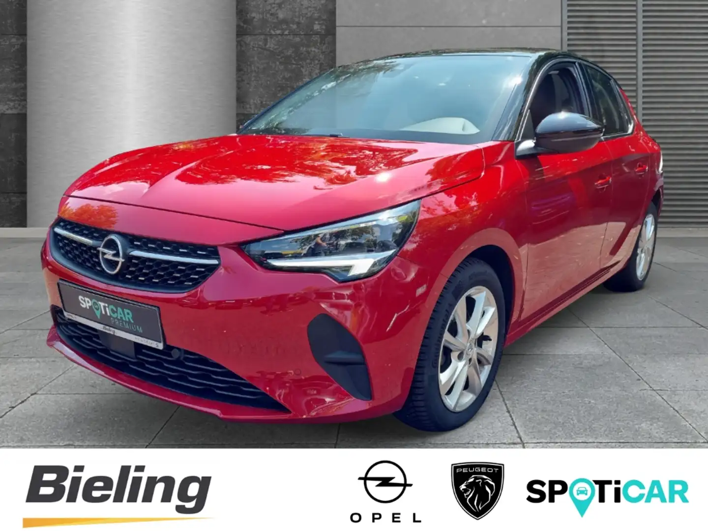 Opel Corsa Elegance Automatik 1.2 Turbo LED Rood - 1