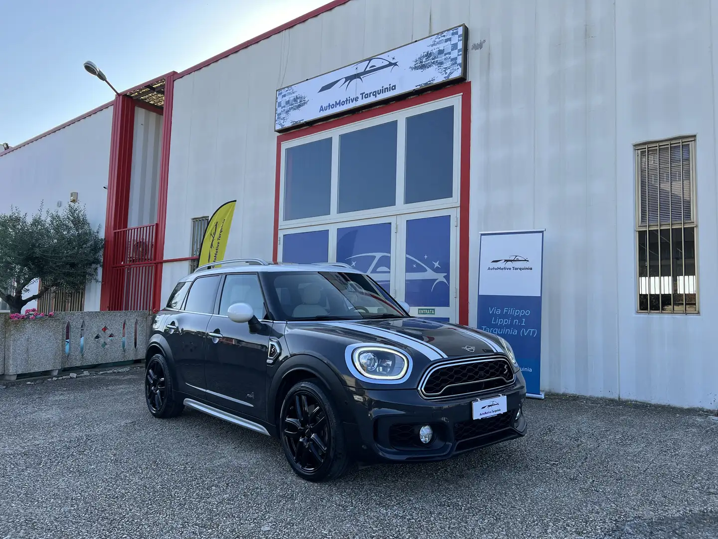 MINI Cooper SD Countryman JCW 2.0D 190cv All4-TETTO-PELLE-R19-RCAMERA Gris - 1