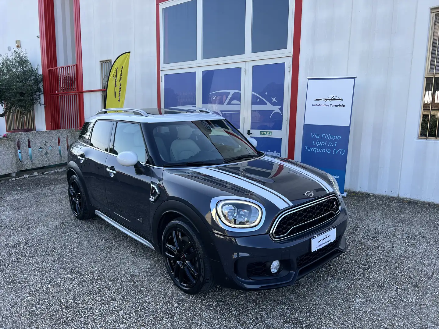 MINI Cooper SD Countryman JCW 2.0D 190cv All4-TETTO-PELLE-R19-RCAMERA Gris - 2