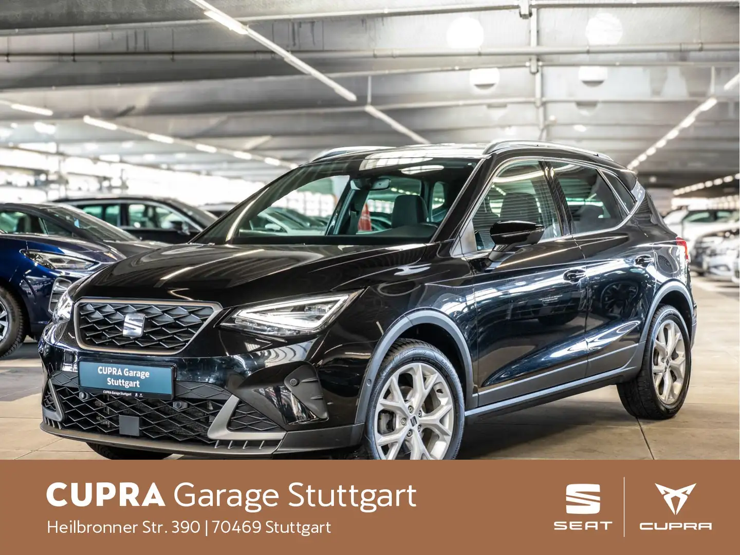 SEAT Arona 1.0 TSI FR *KLIMA* *EPH* *SHZ* Schwarz - 2