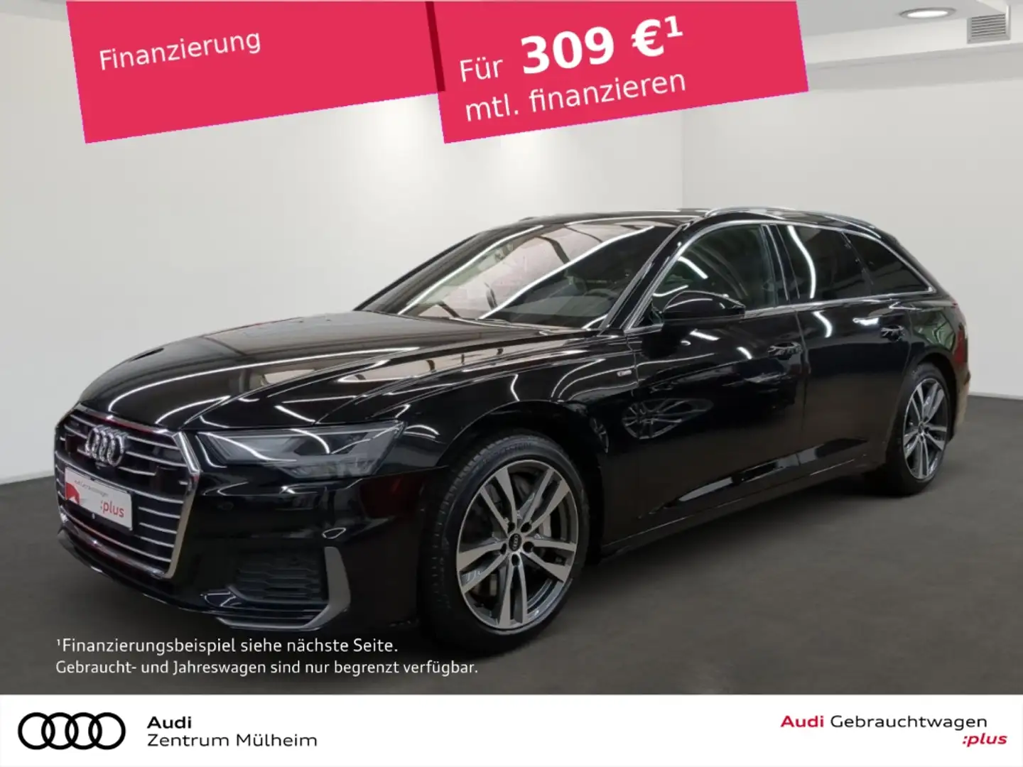 Audi A6 Avant 50 TFSIe S-Line Navi virtual LED Negro - 1