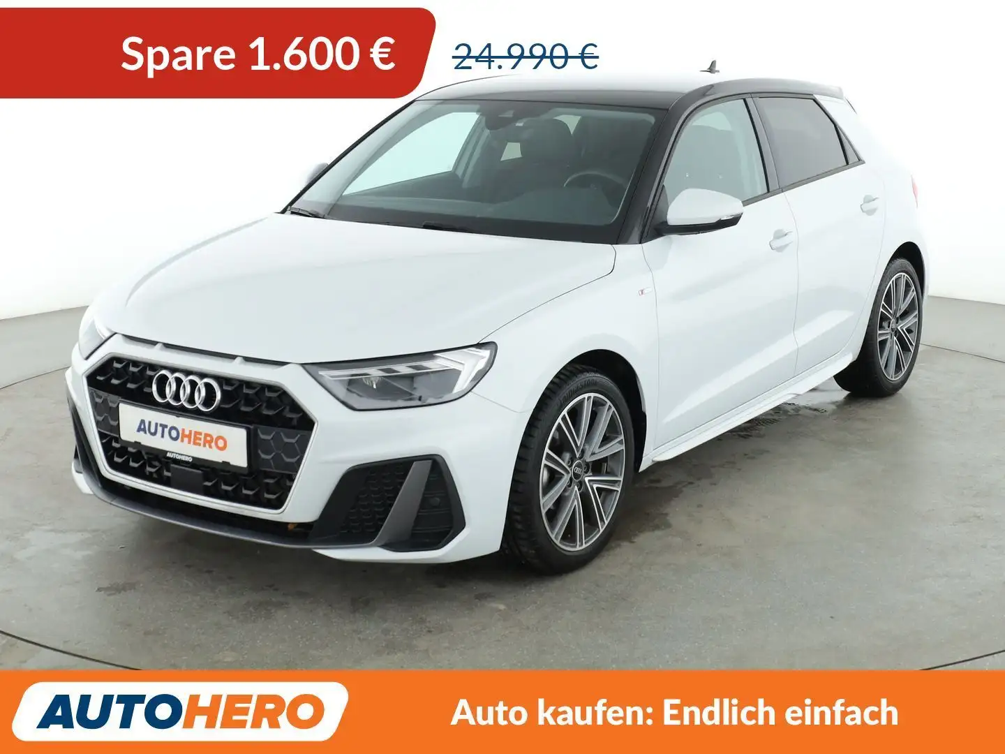 Audi A1 25 TFSI S line Aut.*NAVI*LED*CAM* Blanc - 1