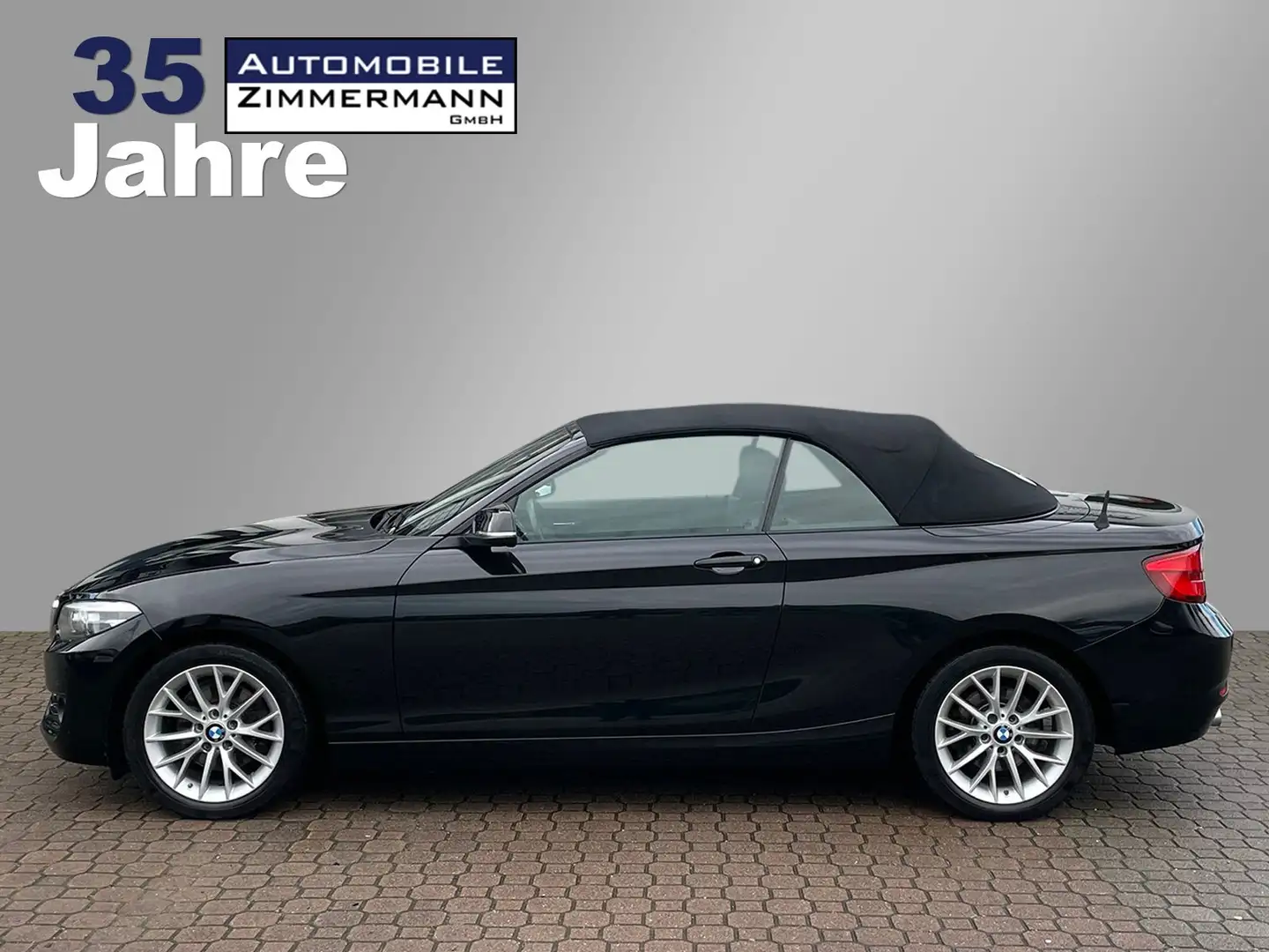 BMW 220 220i Cabrio Advantage*Buisness*Facelift*LED*PDC* Noir - 2