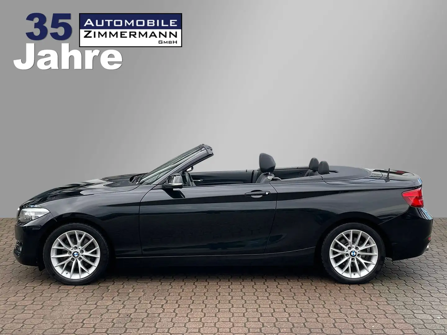 BMW 220 220i Cabrio Advantage*Buisness*Facelift*LED*PDC* Noir - 1