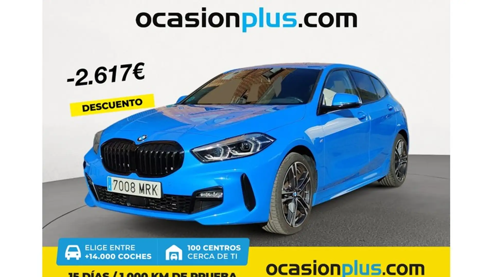 BMW 118 118iA Bleu - 1