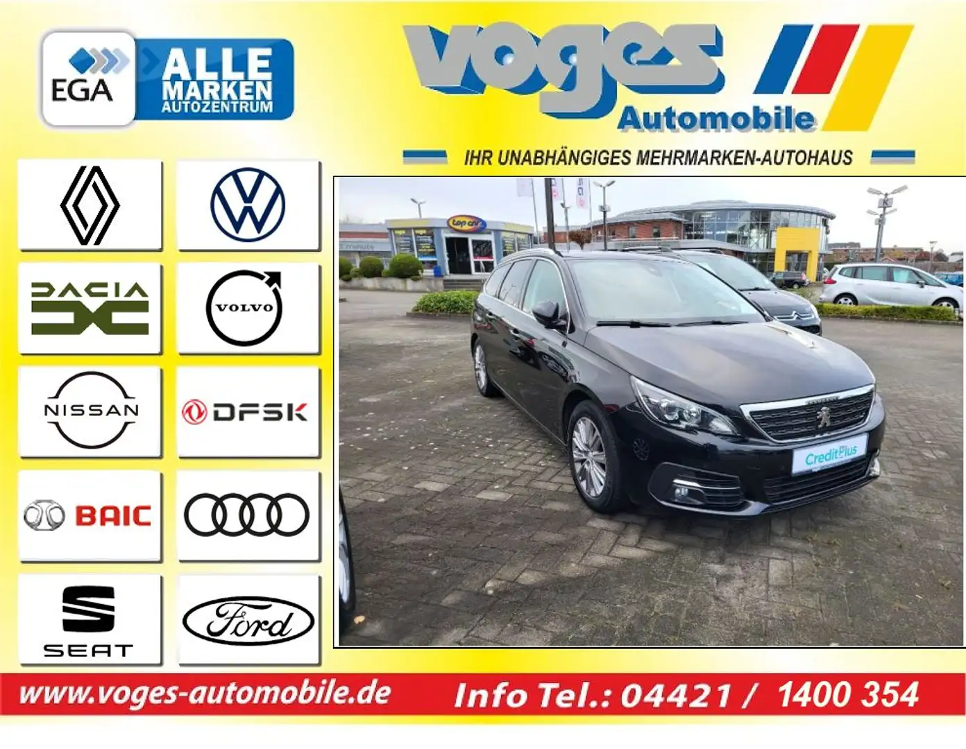Peugeot 308 SW BlueHDi 130 Stop & Start Allure Schwarz - 1