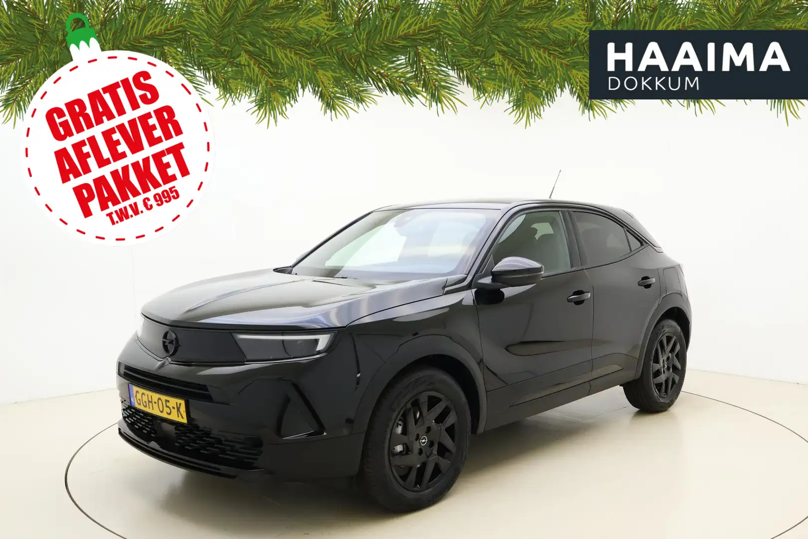 Opel Mokka 1.2 Turbo Hybrid GS | Apple Carplay/Android Auto | Zwart - 1