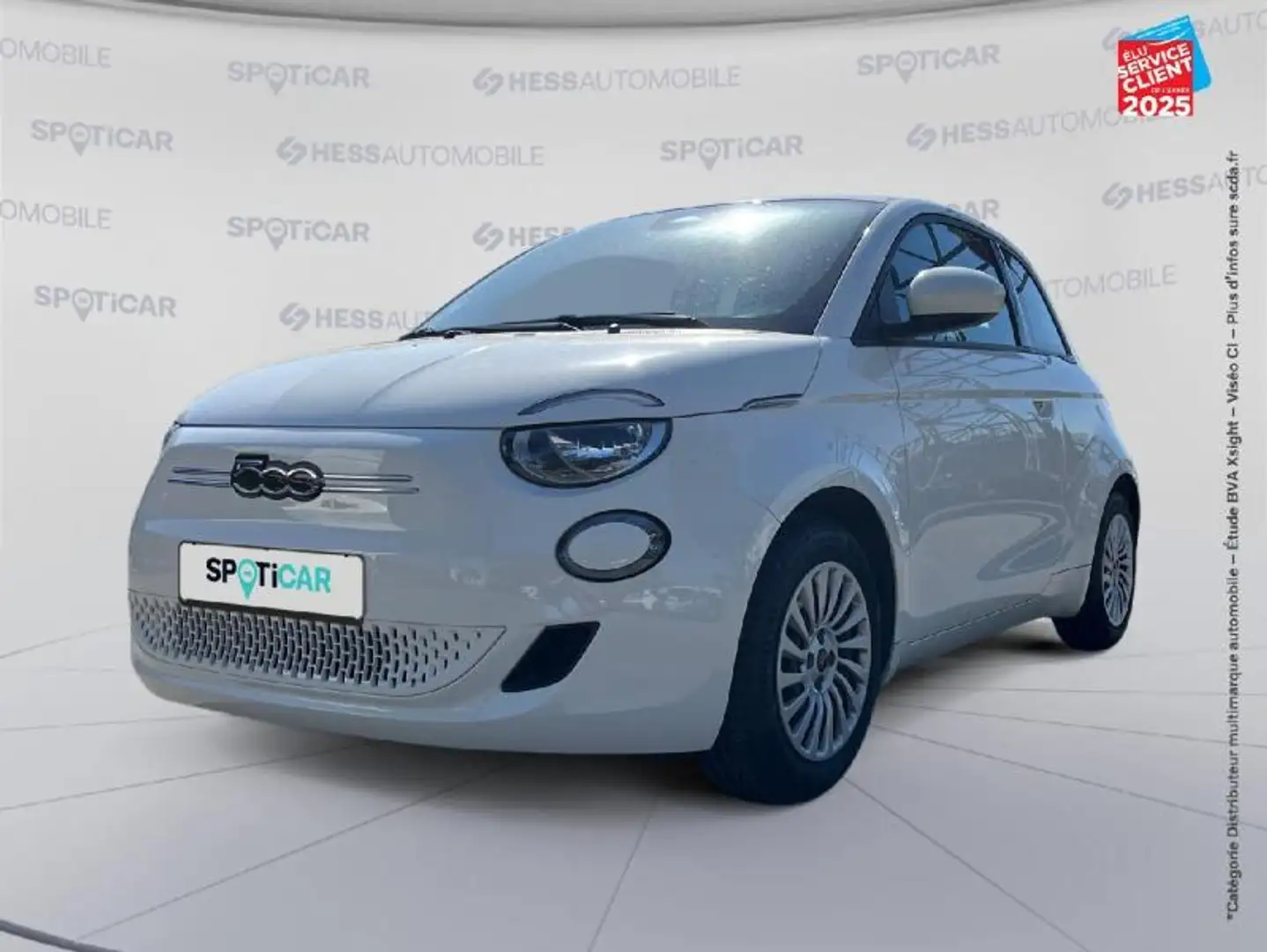 Fiat 500e e 95ch Action Blanc - 1