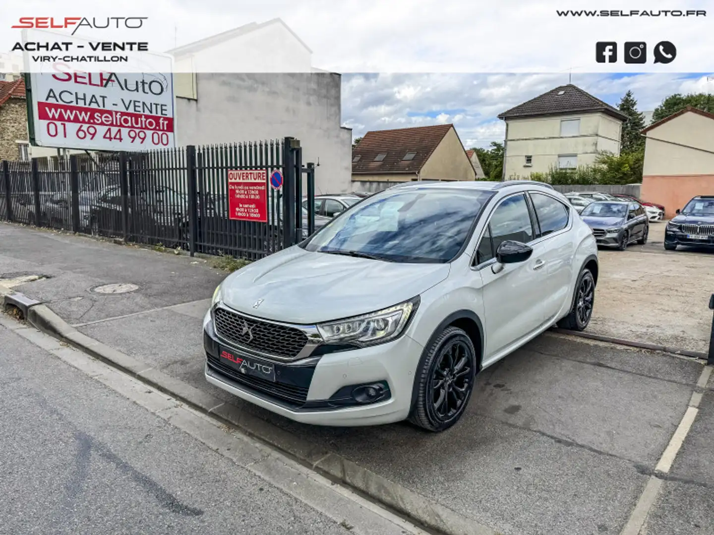 DS Automobiles DS 4 Crossback BLUEHDI 180 SPORT CHIC S\u0026S EAT6 Blanc - 1