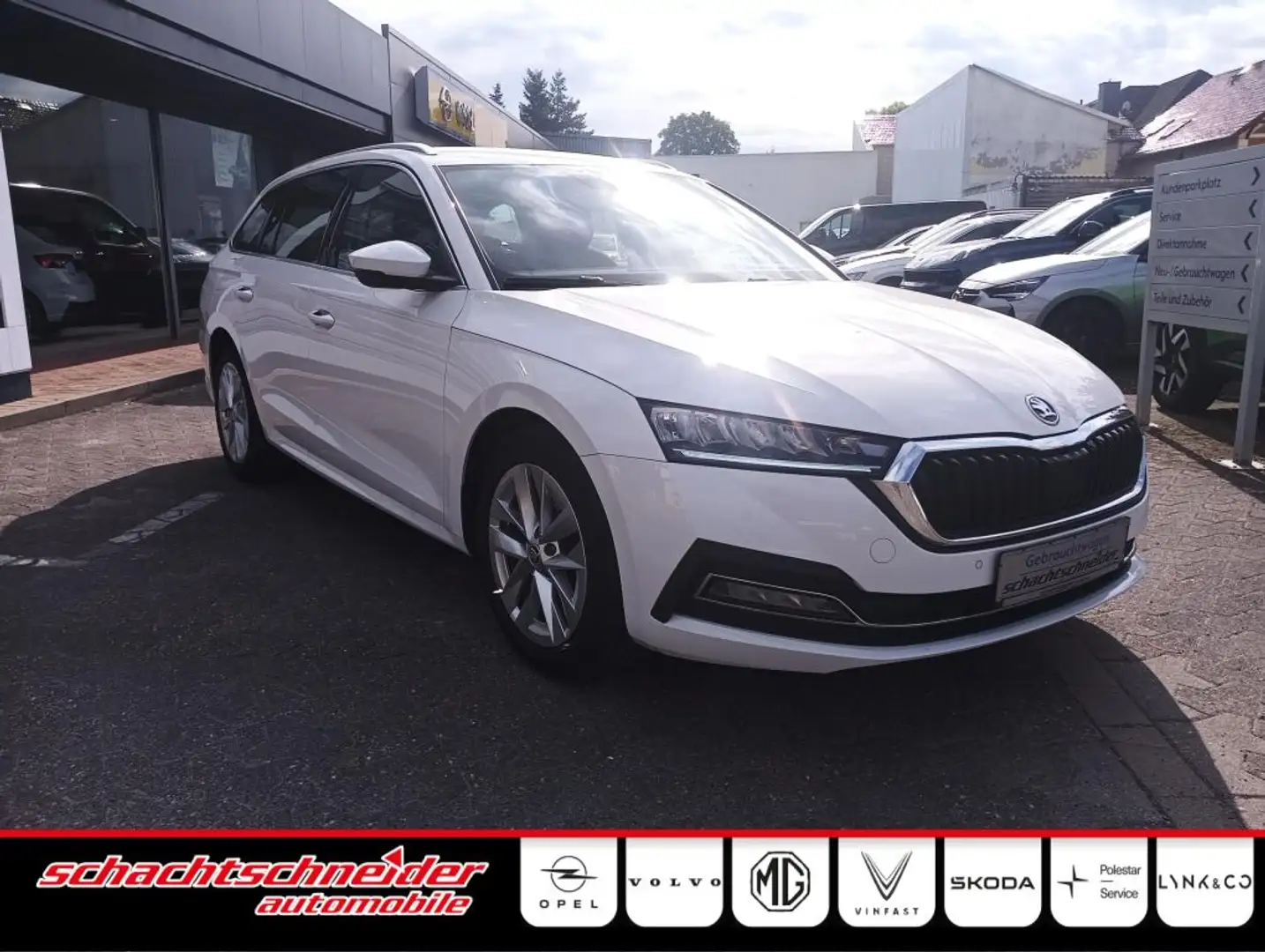 Skoda Octavia Combi 2.0 TDI DSG Style+Navi+KESSY+Kamera Weiß - 1