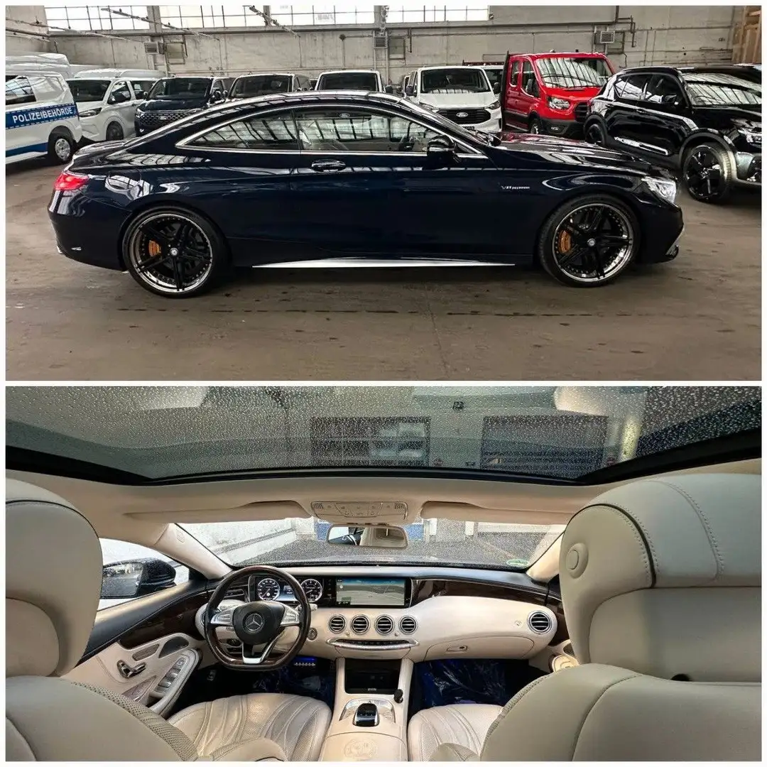 Mercedes-Benz S 63 AMG 4Matic Pano Memory Servo Beluf TÜV27 Blau - 1