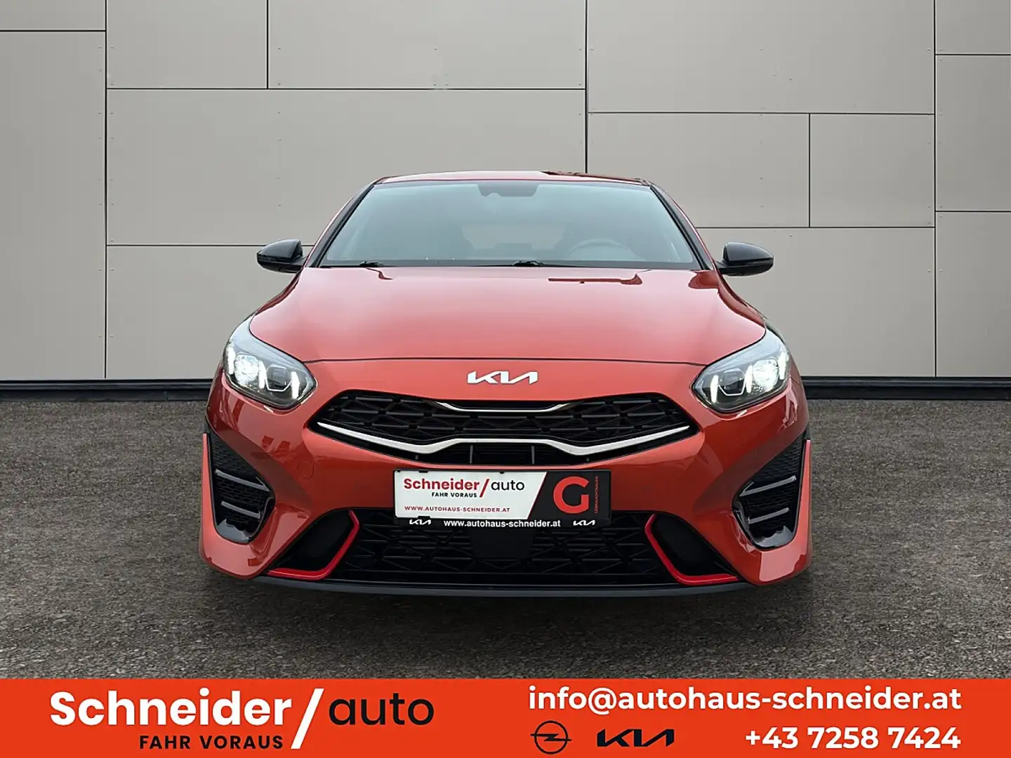 Kia ProCeed / pro_cee'd pro ceed 1,6 TGDI GPF GT DCT Aut. Orange - 2