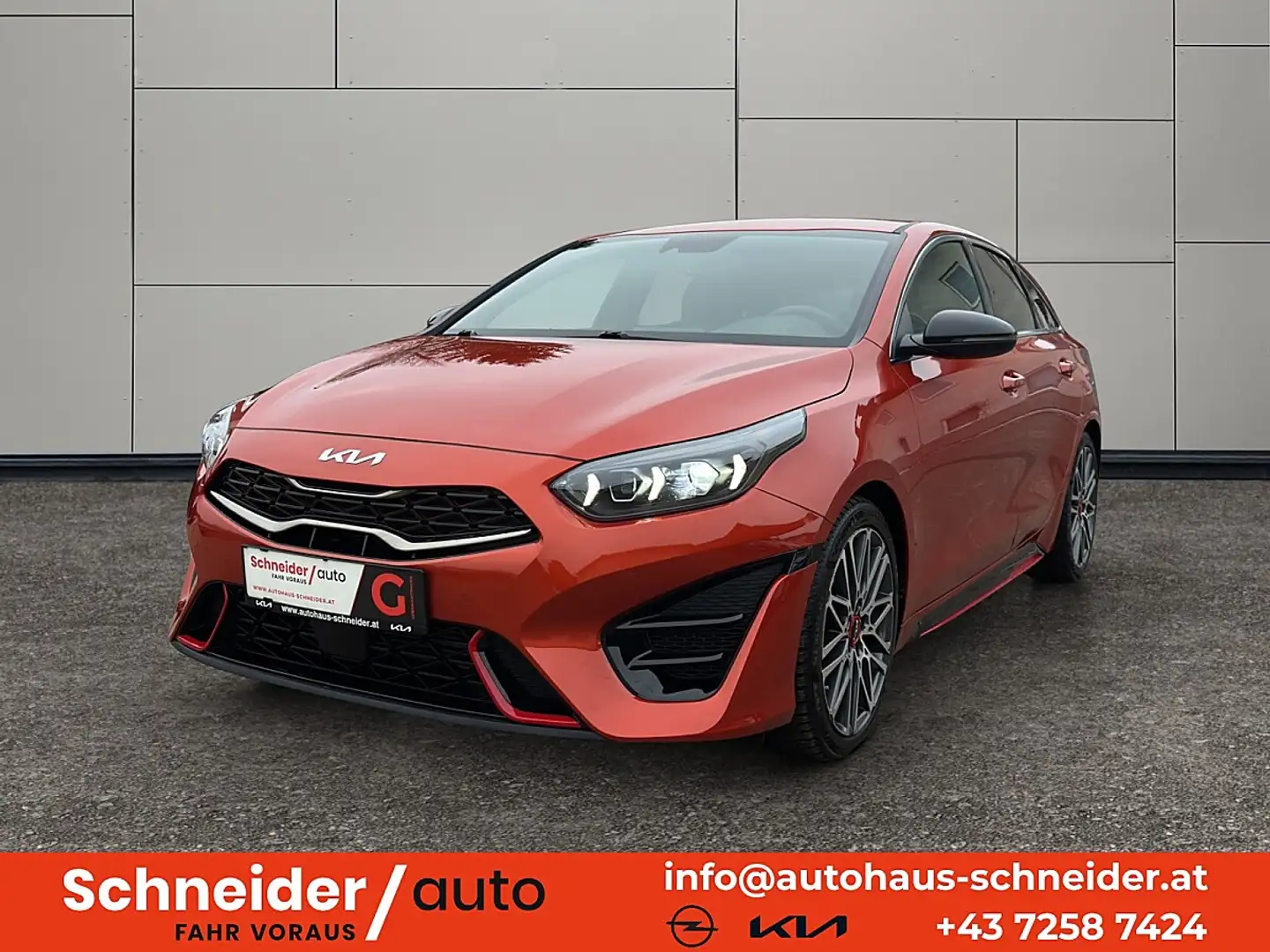 Kia ProCeed / pro_cee'd pro ceed 1,6 TGDI GPF GT DCT Aut. Orange - 1