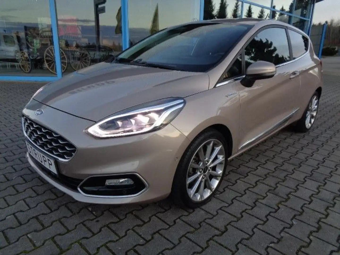 Ford Fiesta Vignale LED/Nav/DAB/ACC/Winterpak/1.Hand Grau - 1