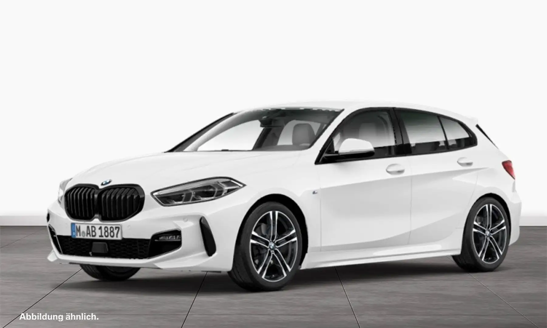 BMW 118 d Hatch M Sport DAB LED Tempomat Klimaaut. Weiß - 1