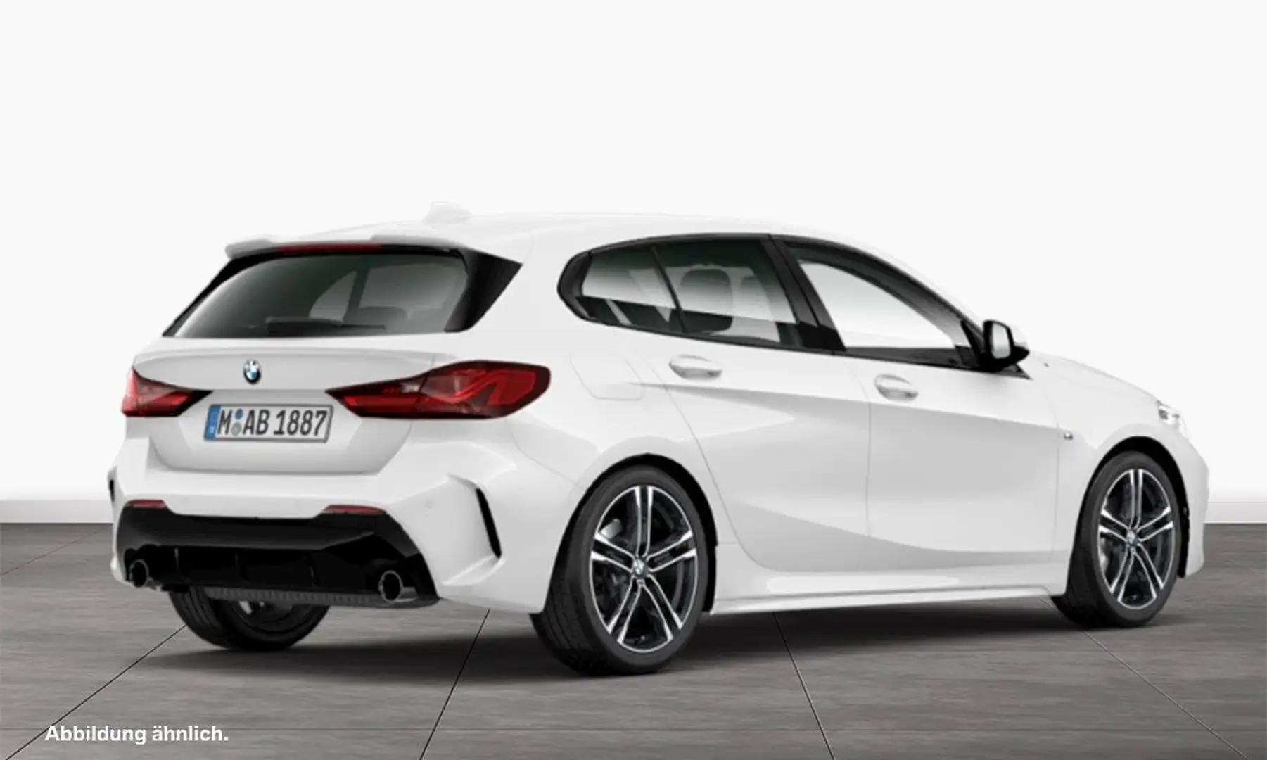 BMW 118 d Hatch M Sport DAB LED Tempomat Klimaaut. Weiß - 2
