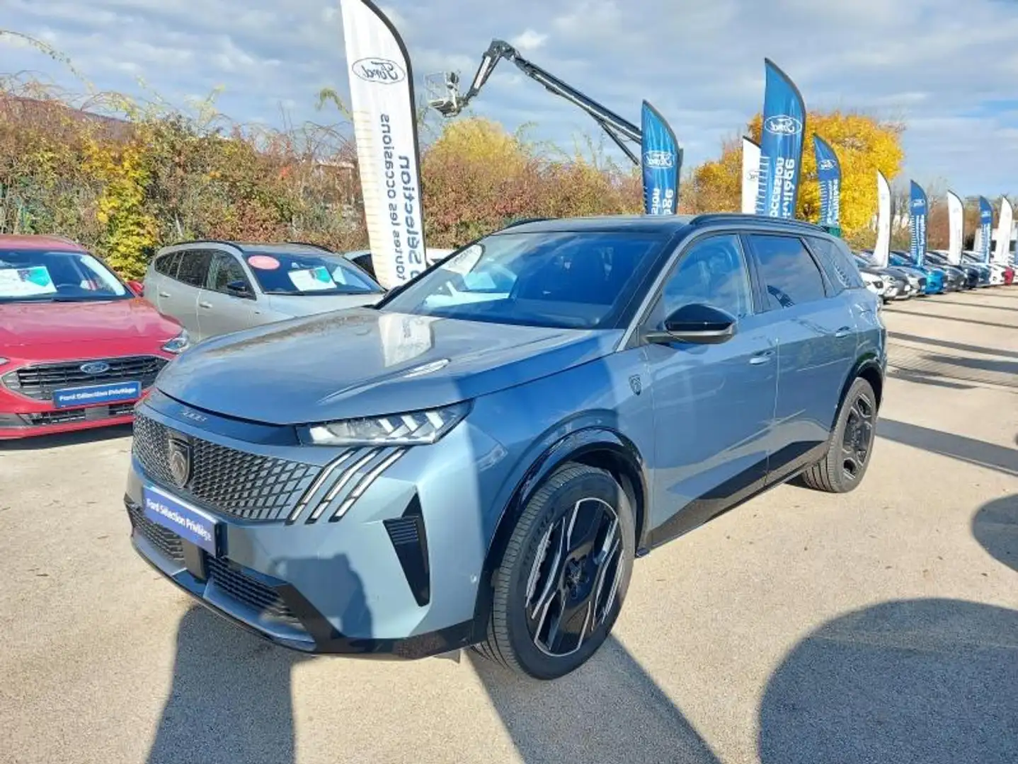 Peugeot 5008 Electrique 210ch Batterie 73 kWh GT Blau - 1