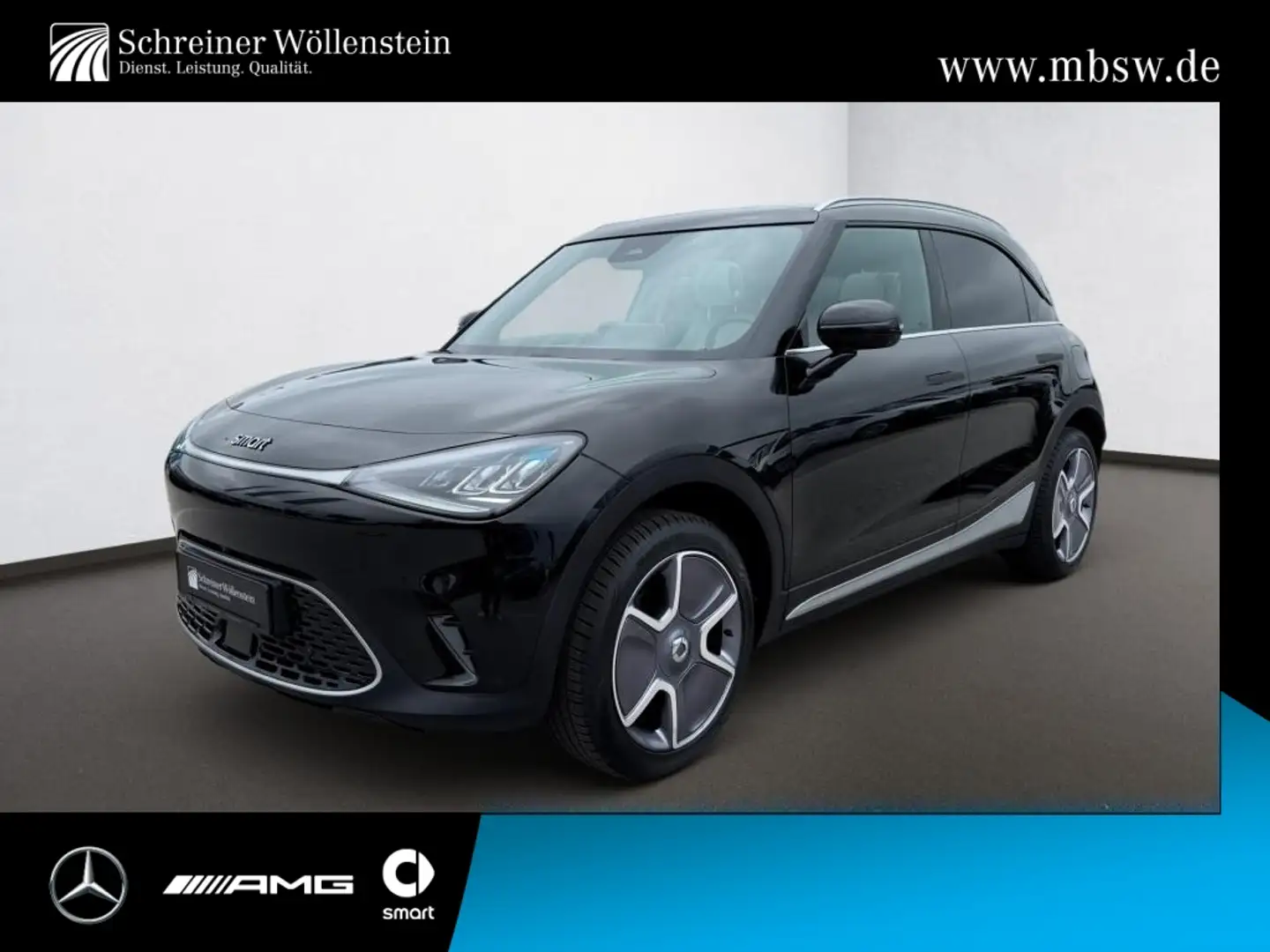 smart #1 Pro+ 360°Kam.*Pano*22kW*LED*SHZ*CarPl Noir - 1