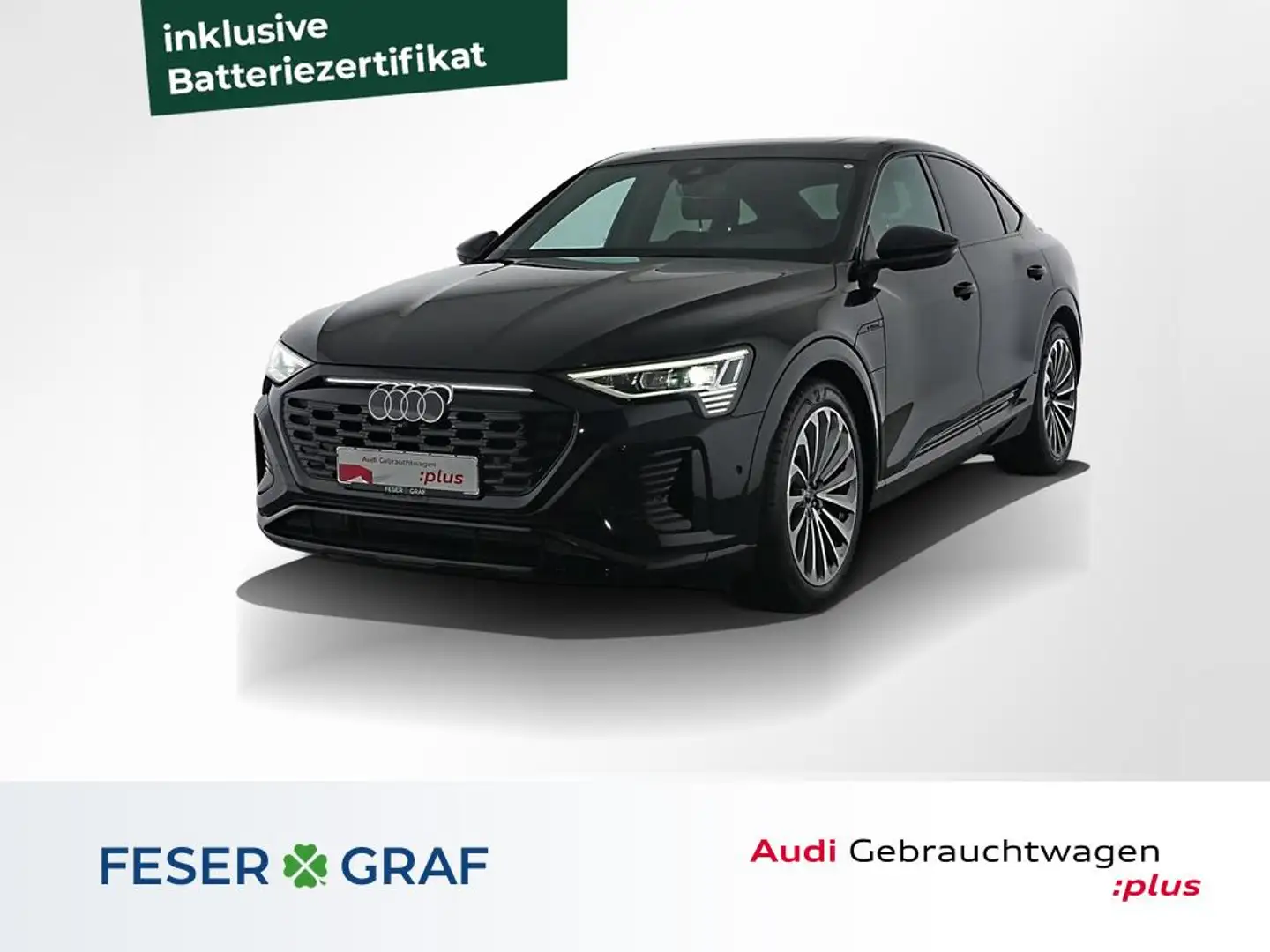 Audi Q8 e-tron Sportback 50 e-tron S Line Int Matrix,B&O,Pano,AHK Schwarz - 1