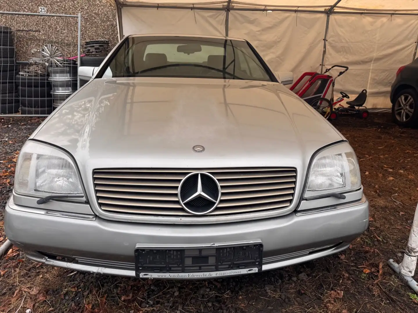 Mercedes-Benz CL 420 VOLL V8 Motor Getriebe laufen gut. Silber - 2