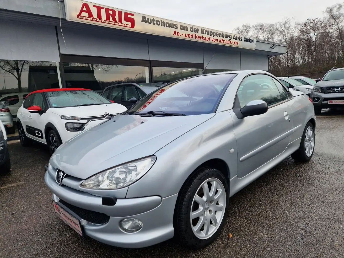 Peugeot 206 Cabriolet CC Platinum Grau - 2