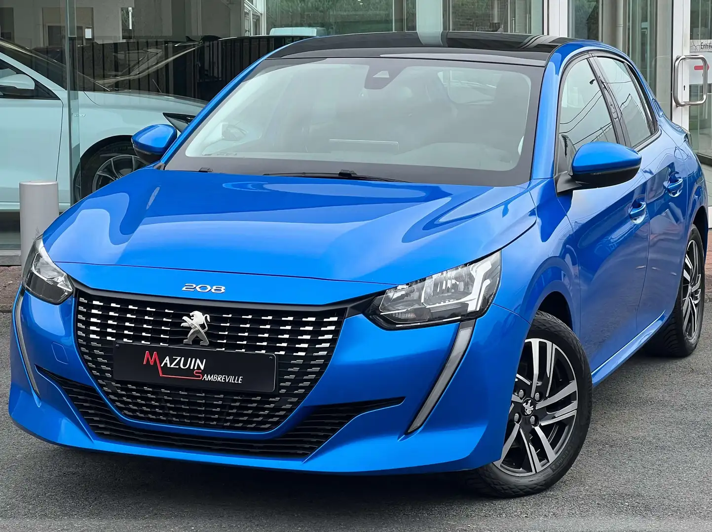 Peugeot 208 1.5 BlueHDi Allure 102 Cv * Toit Pano * CarPlay * Bleu - 1