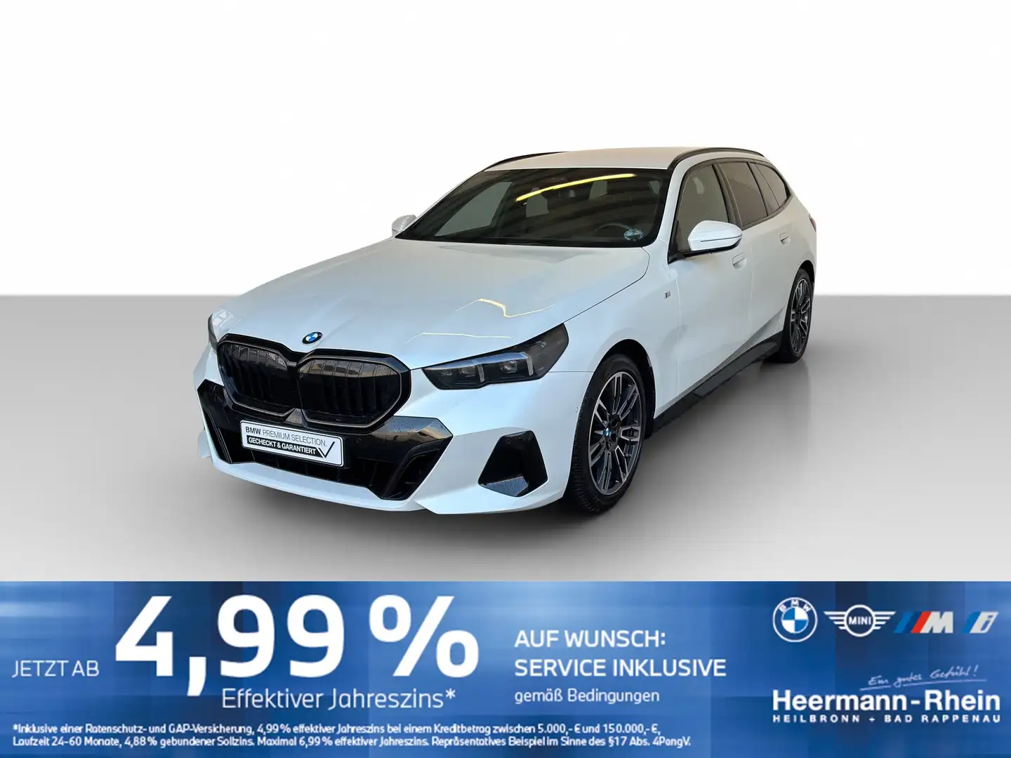 BMW 540 dA xDrive Tour. M Sport Pro LiveCock.LED.AHK. Weiß - 2