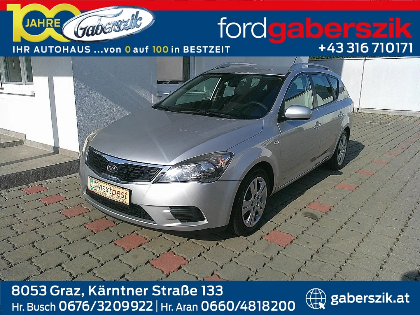 Kia Ceed SW / cee'd SW cee'd SW 1,4 CVVT Cool ECO Silber - 1