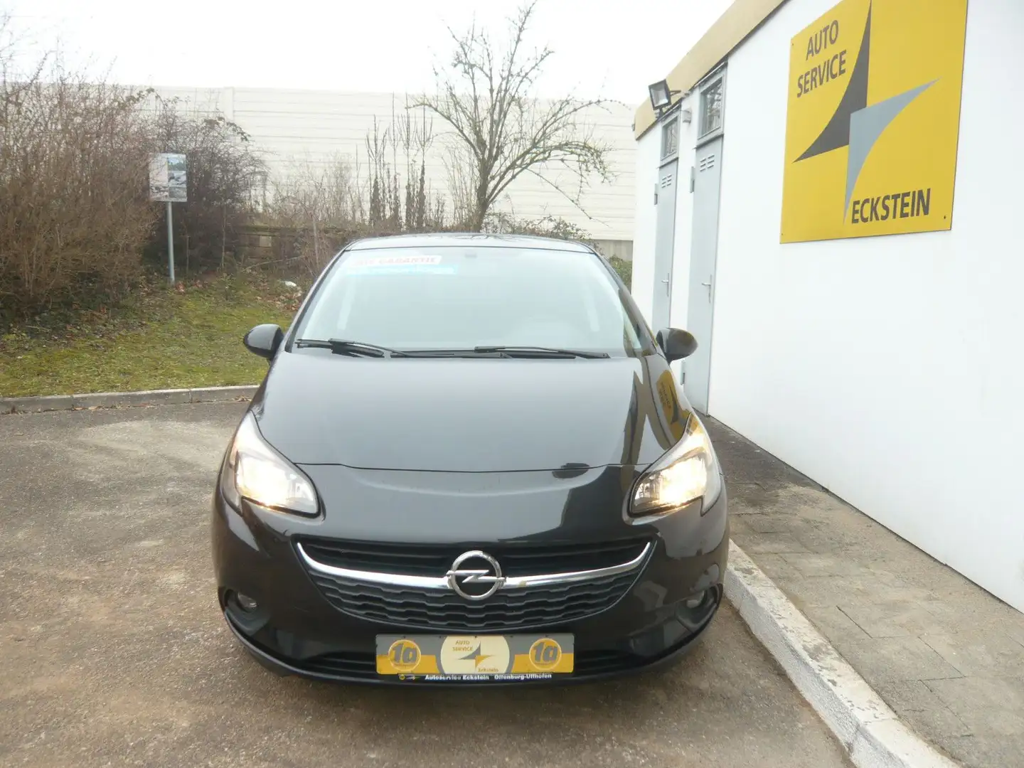 Opel Corsa E SUPERAUSSTATTUNG-TOP Schwarz - 2